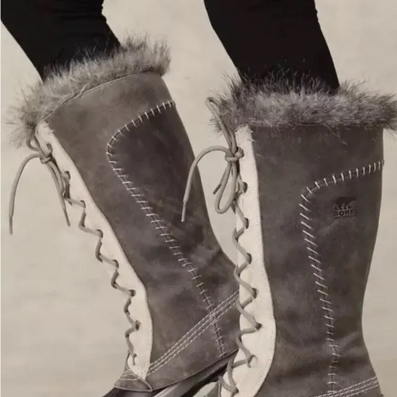 Sorel Cate the Great Tusk womens 7 Nice Rare Boots Winter - Picture 4 of 12